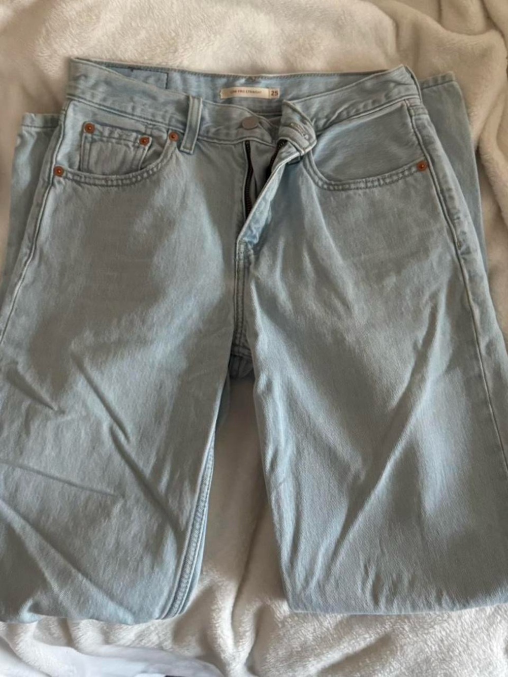 Levi's Light Blue Straight Jeans